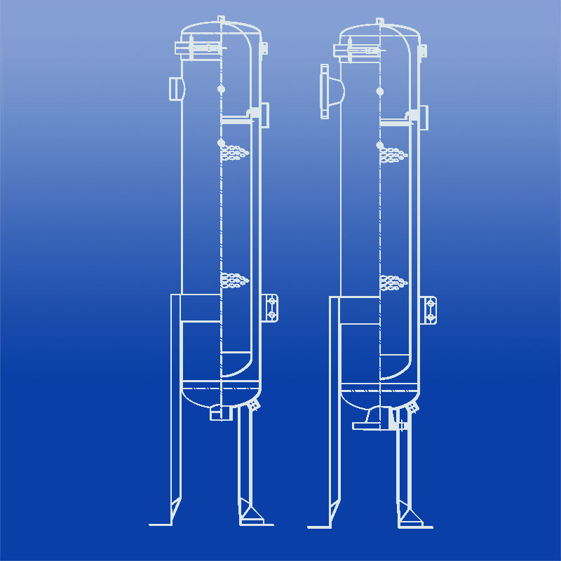 BCB series Single Bag Filter Housings w/ Band Clamp Closure